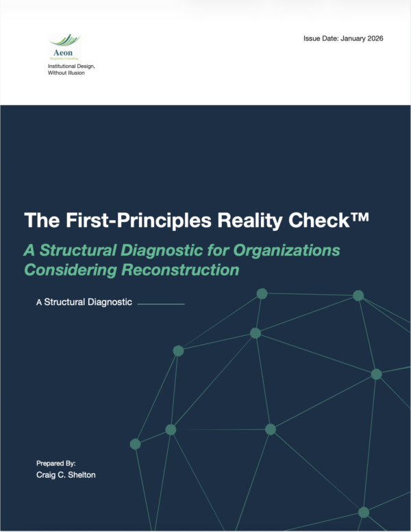 The First-Principles Reality Check™